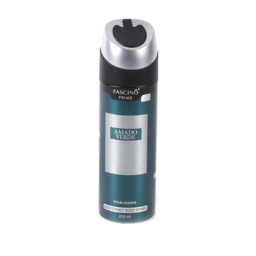 FASCINO DEODORANT MEN AMADO VERDE BODY SPRAY 200 ML