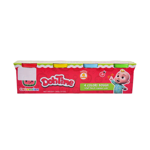 TP101581 COCOMELON DOH TIME PLAY DOUGH 4PC