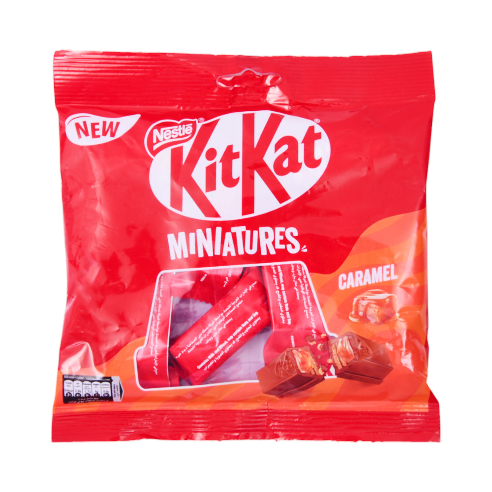 KITKAT MINIATURE CHOCOLATE CARAMEL POUCH 110 GM