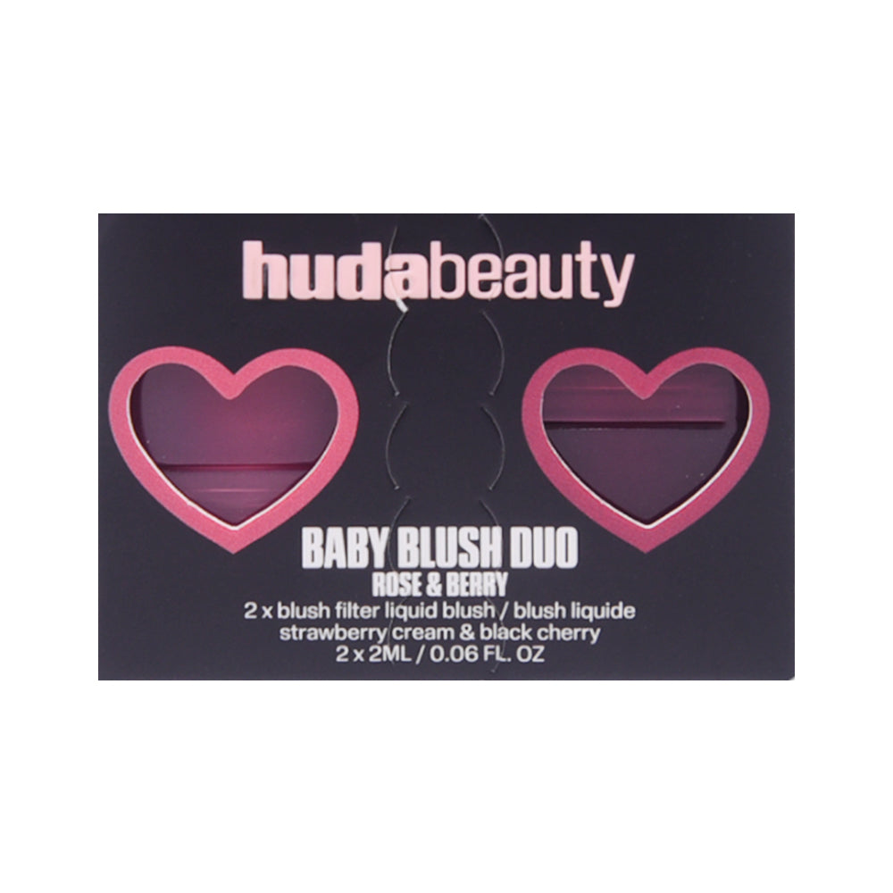 HUDA BABY BLUSH DUO ROSE & BERRY 2ML