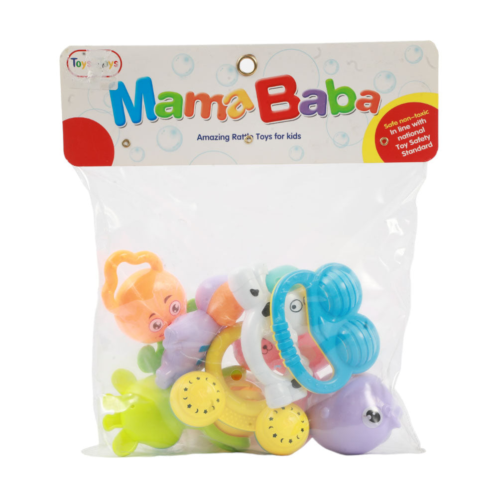 RA-01 MAMA BABA RATTLE SET 8PC (+0M) A.I