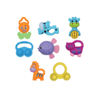 RA-01 MAMA BABA RATTLE SET 8PC (+0M) A.I