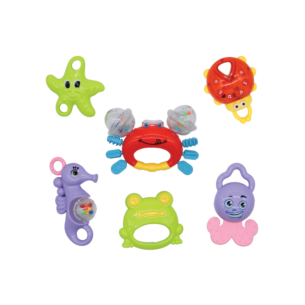 RA-05 RATTLE SET 6PCS IN PVC HST
