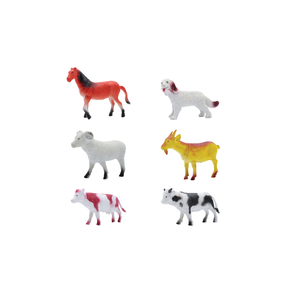 AL-05 FARM ANIMAL SET 6PC A.I (3+ YEAR)