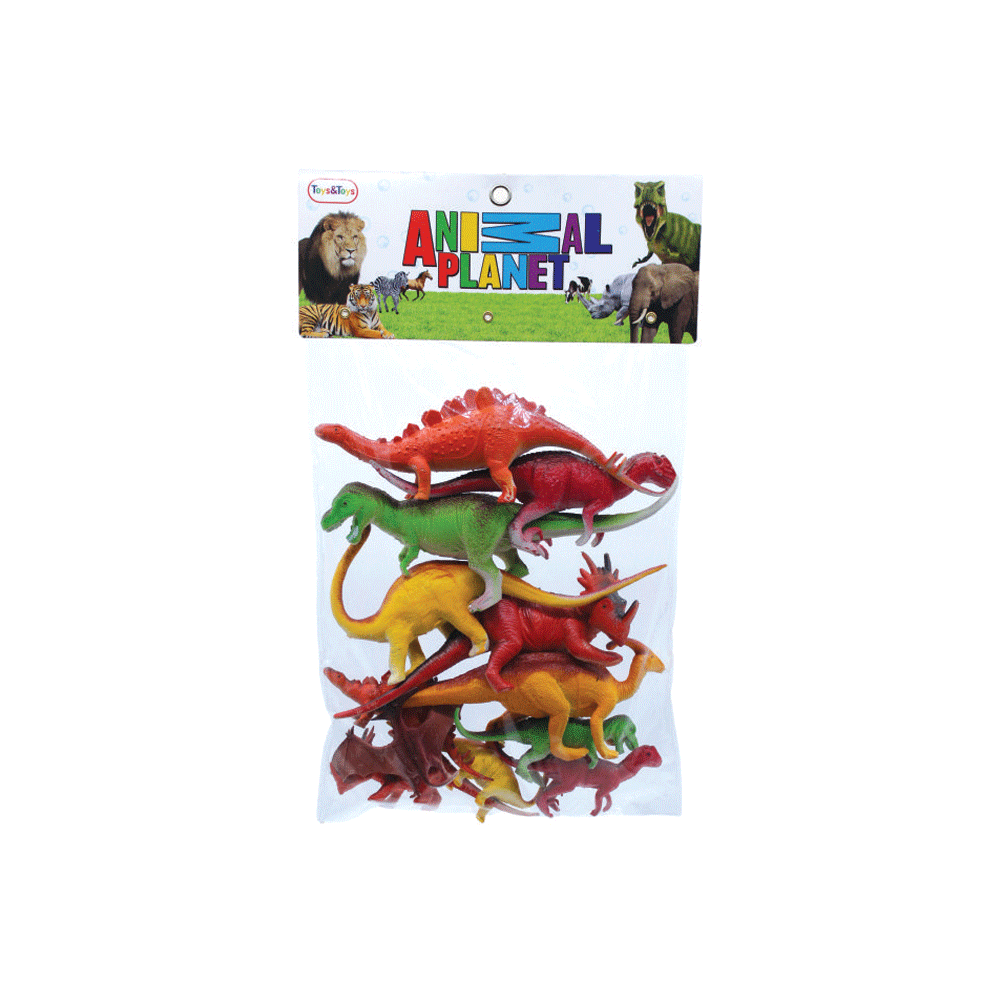 AL-07 DINOSAUR SET 10PCS IN PVC