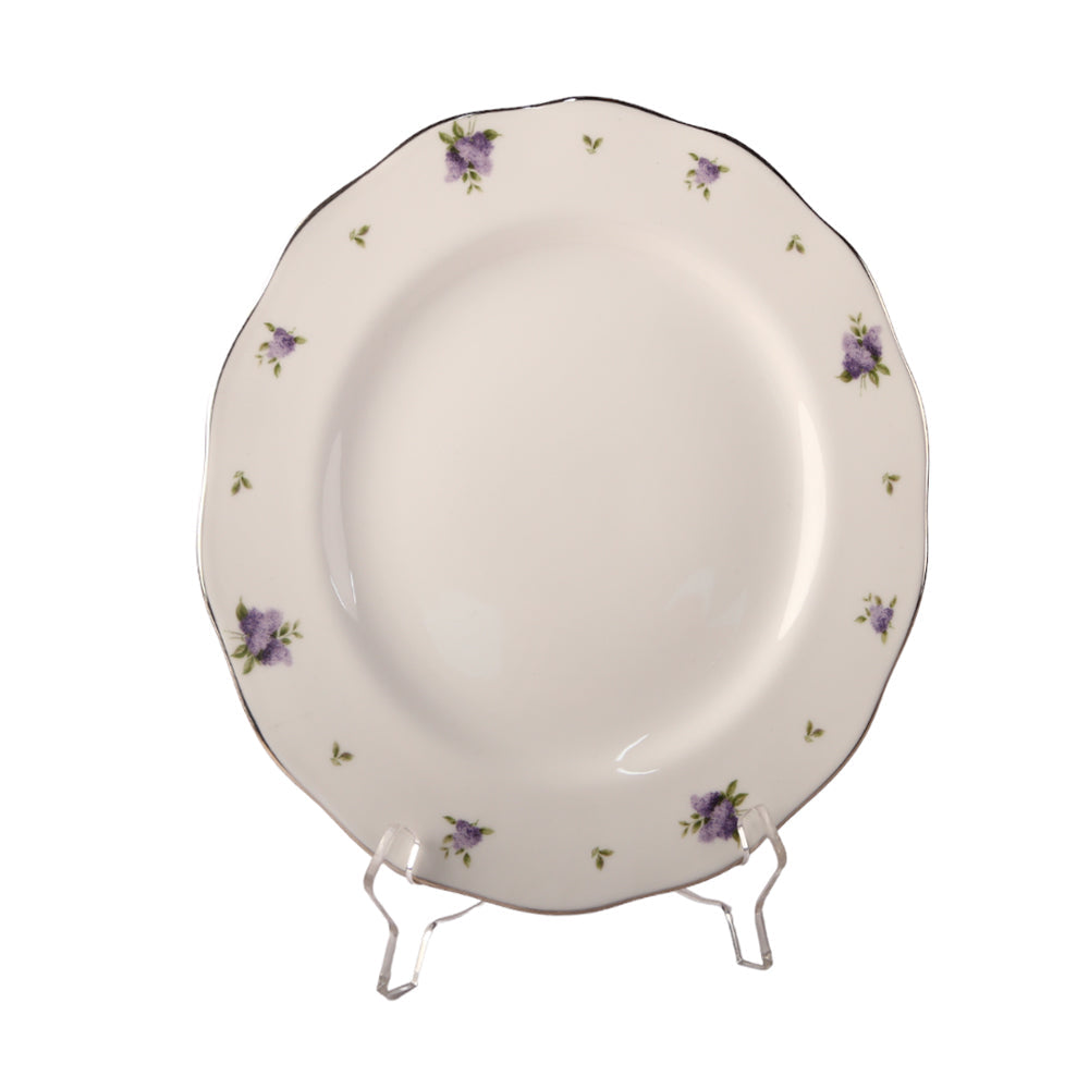 PLATE DINNER ROYAL ALBERT 27CM LILAC LANE PLATINUM