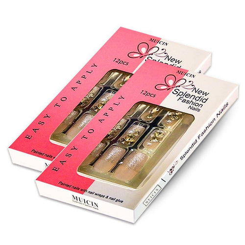 Muicin - 3d Splendid Fashion Nails - Instant Nail Couture