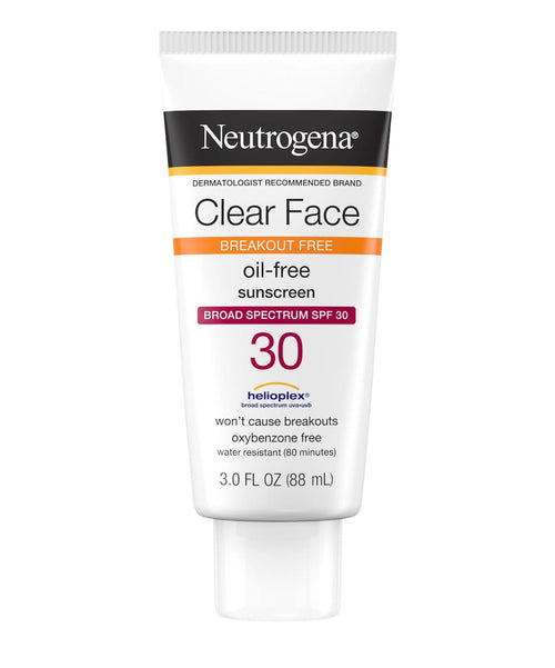 Neutrogena - Clear Face Break-out Free Liquid Lotion Sunscreen Broad Spectrum Spf 30 - 88ml