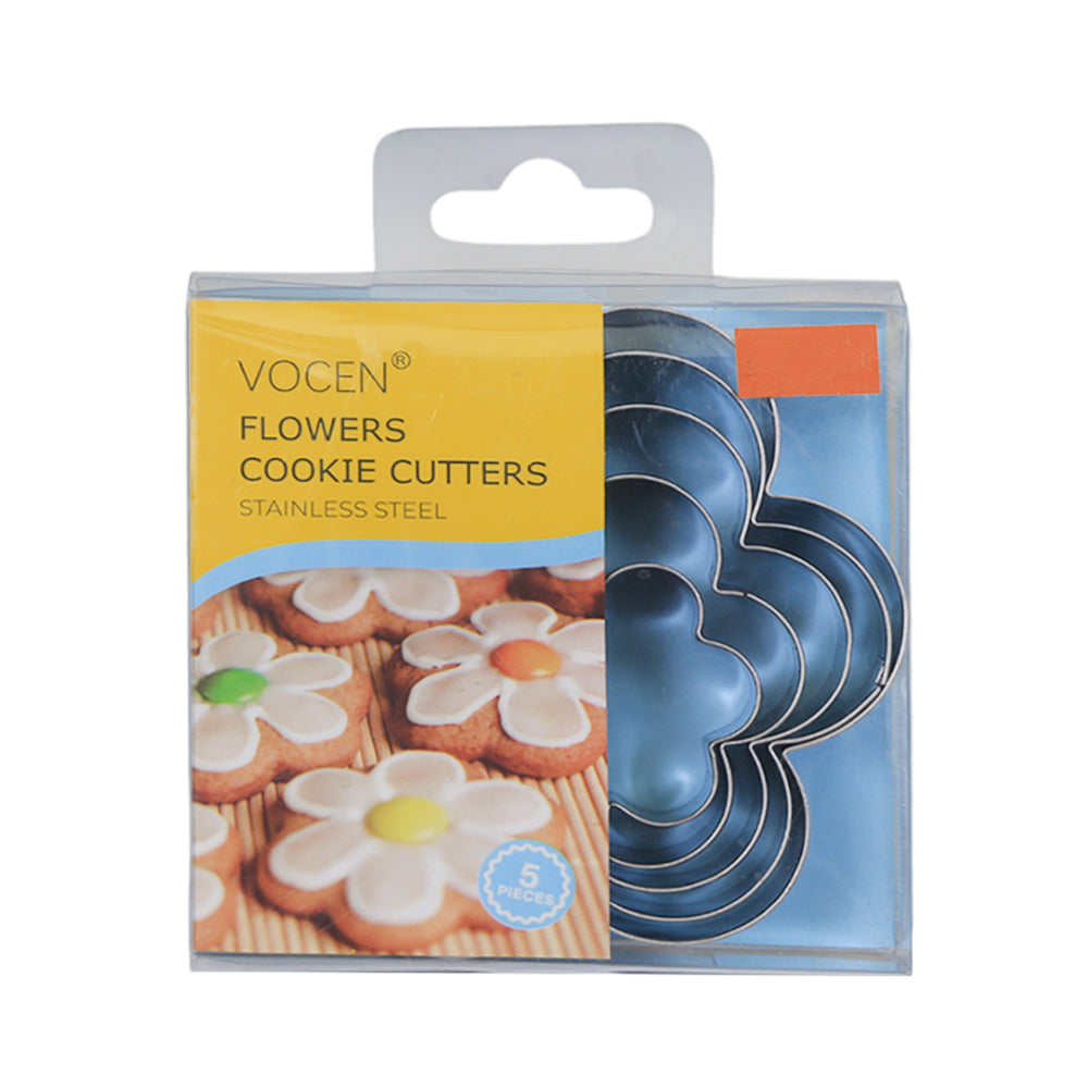 COOKIE CUTTER FLOWER SET 5PC 1000302 ZIK