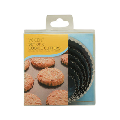 COOKIE CUTTER STE 6PC DOUBLE EDGE 102201 ZIK