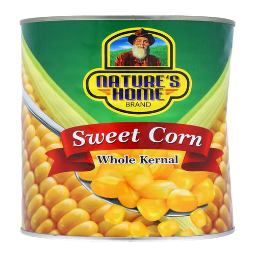 NATURES HOME SWEET CORN WHOLE KERNAL TIN 2350 GM