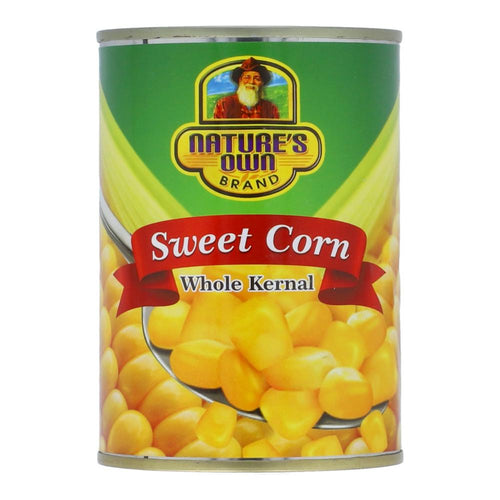 NATURES HOME SWEET CORN WHOLE KERNAL TIN 350 GM