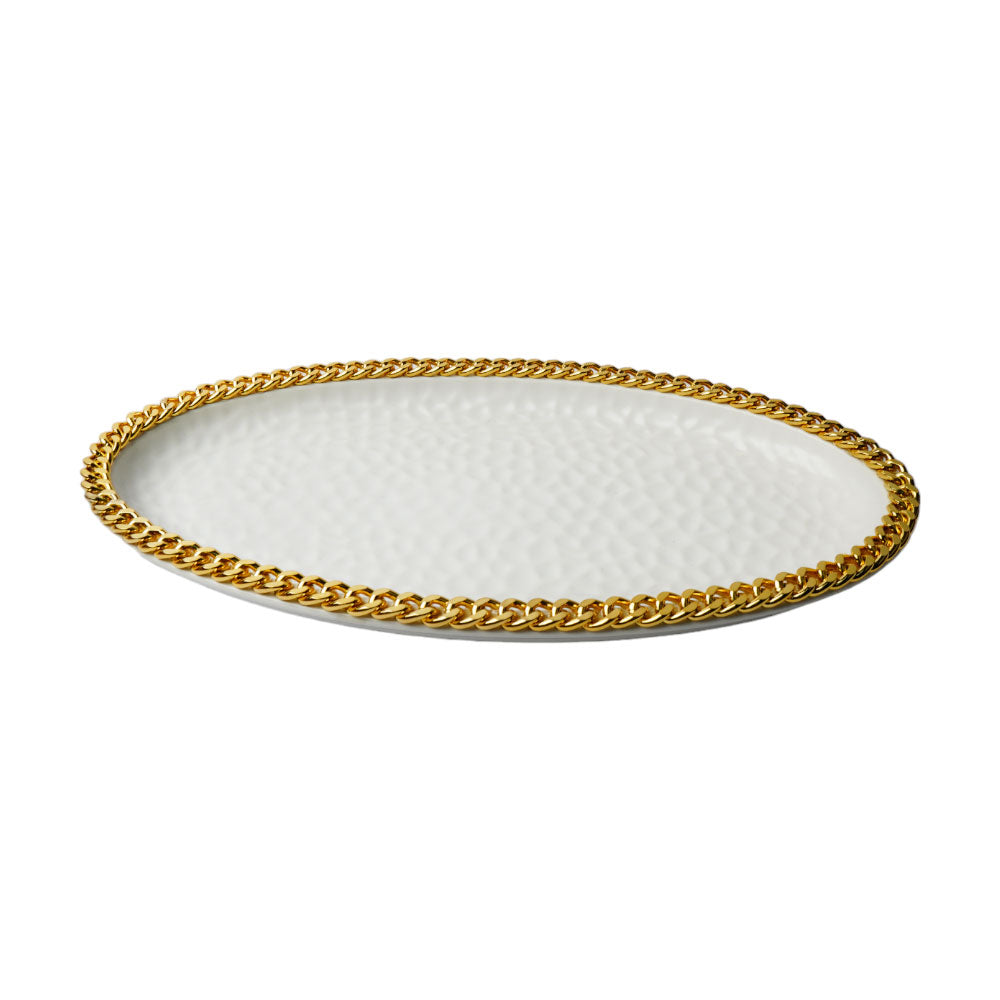 DISH PORCELAIN MORE & MORE 14 INCH M02-W