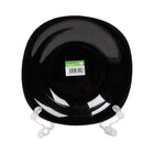PLATE DEEP MANAL BLACK SQUARE B0052