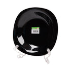 PLATE DEEP MANAL BLACK SQUARE B0052