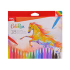 DELI FELT PEN COLOR 18PC 10010