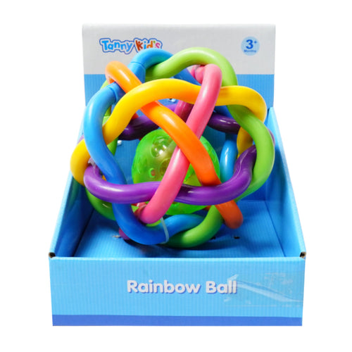 TY9029 TANNY KIDS RANBOW BALL RATTLE  ID