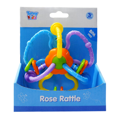 TY9085 TANNY KIDS ROSE RATTLE  ID