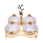 DRY FRUIT DISH ORCHID CD-6286