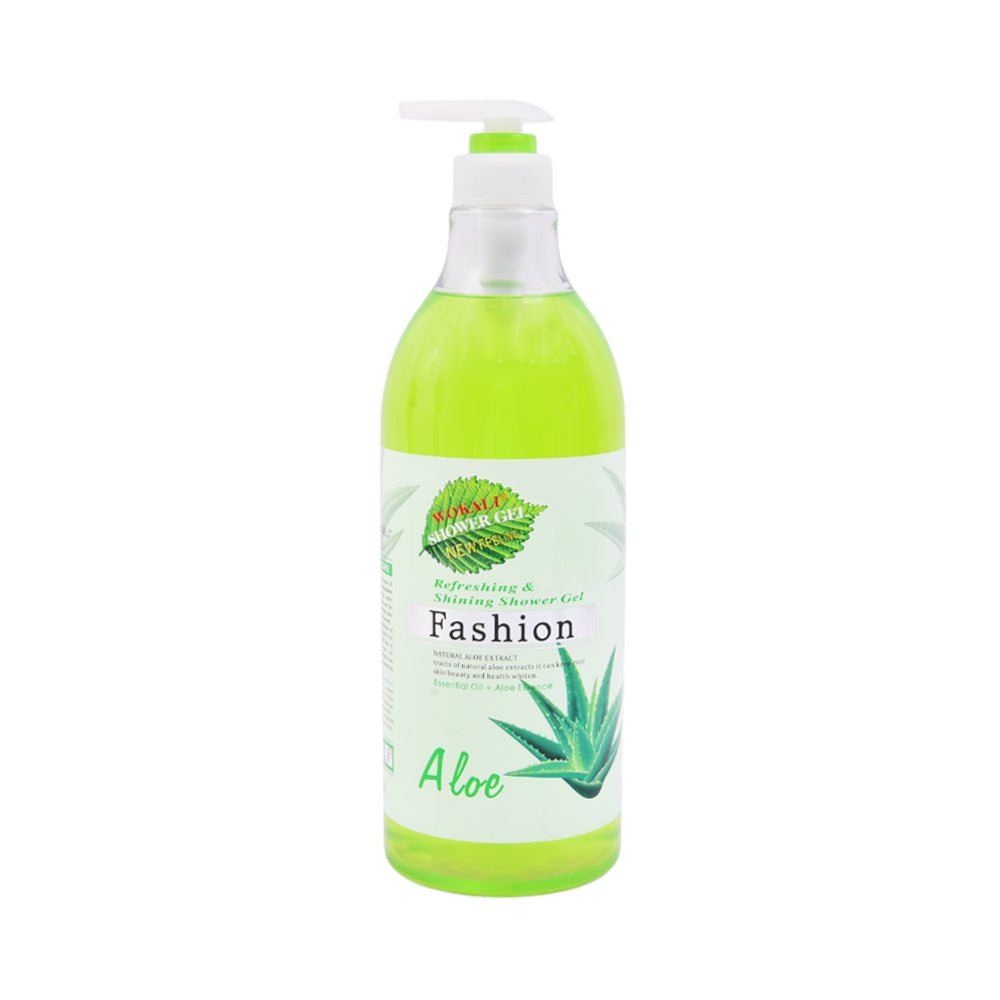 WOKALI SHOWER GEL ALOE REFRESHING & SHINING 1300 ML QY039