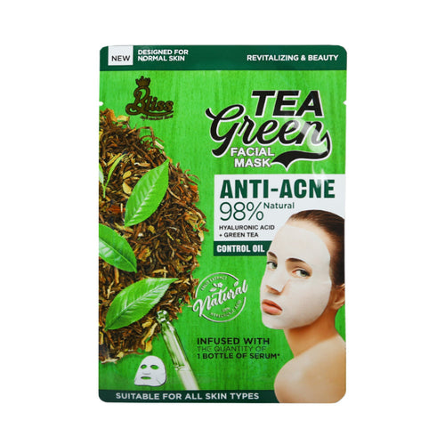 BLISS GREEN TEA ANTI ACNE SHEET MASK 1PC 30ML IR KB72-18