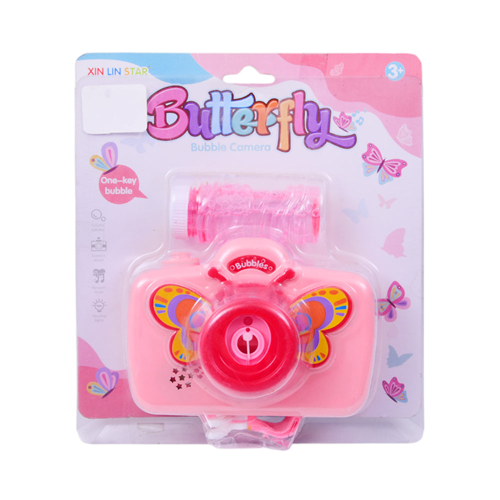 301-6 MUSICAL BUBBLE CAMERA W-LIGHT IN CARD