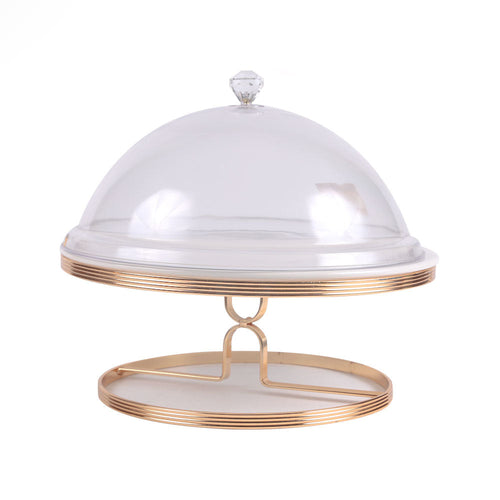 CAKE DISH WITH STAND BRILLIANT BR16007G