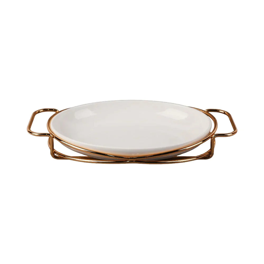 DISH WITH STAND BRILLIANT BR16012G