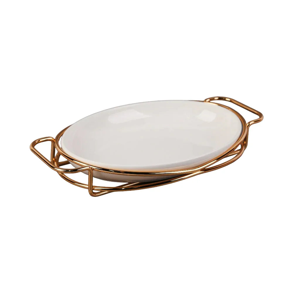 DISH WITH STAND BRILLIANT BR16012G