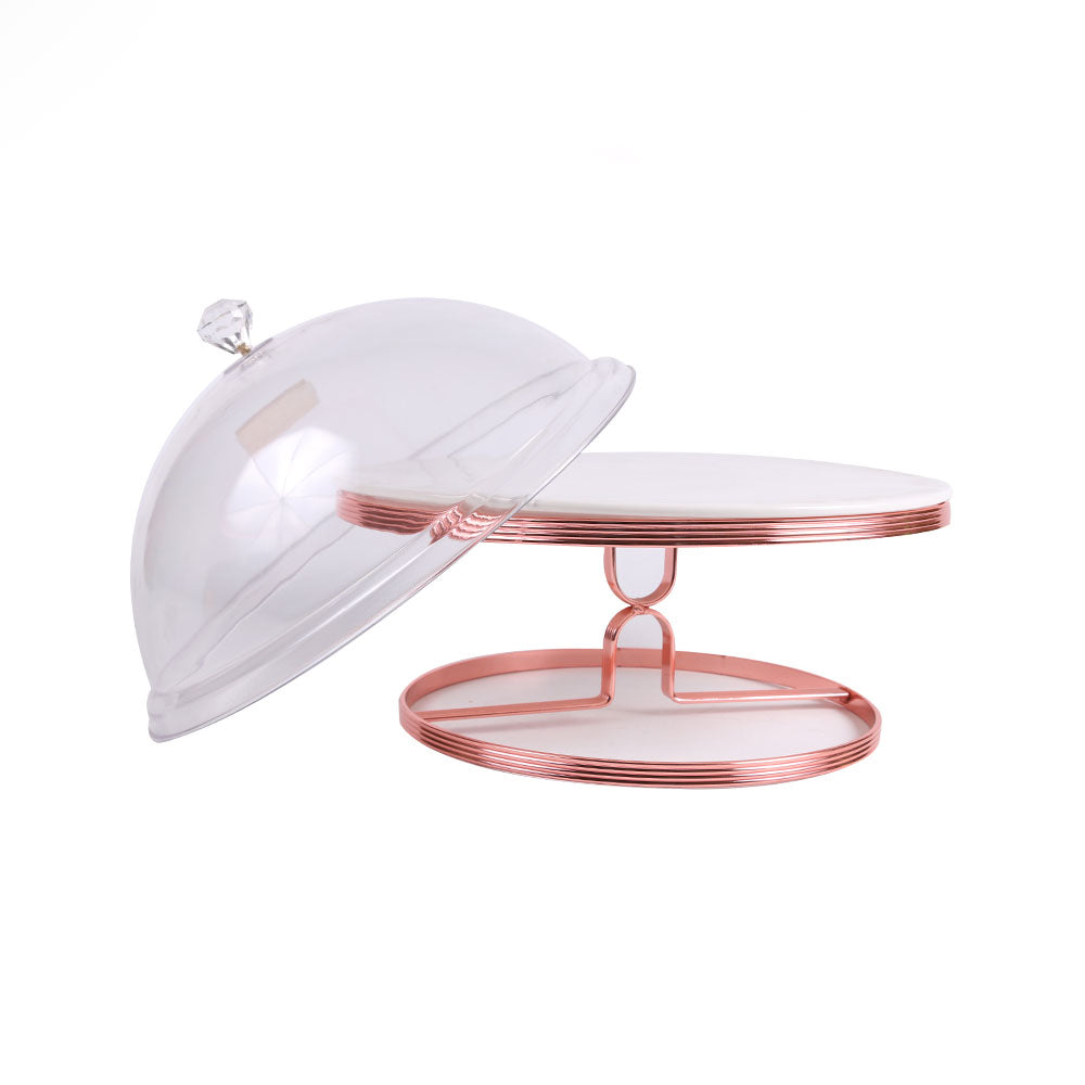 CAKE DISH WITH STAND BRILLIANT BR16007RG