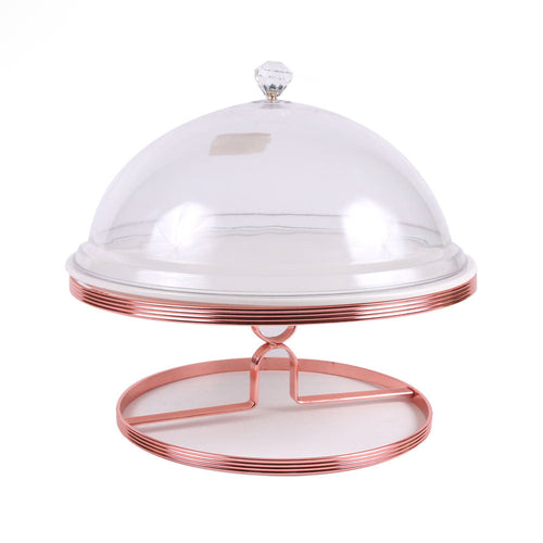 CAKE DISH WITH STAND BRILLIANT BR16007RG