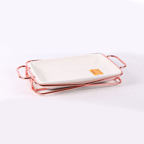 DISH WITH STAND BRILLIANT BR16009RG