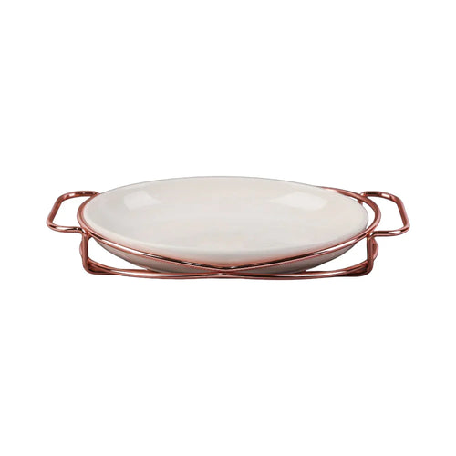 DISH WITH STAND BRILLIANT BR16012RG