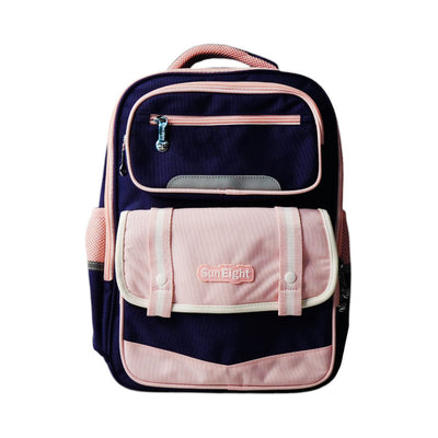 90171 KIDS SCHOOL BACK PACK ROYAL BLUE/PINK 16INCH IR