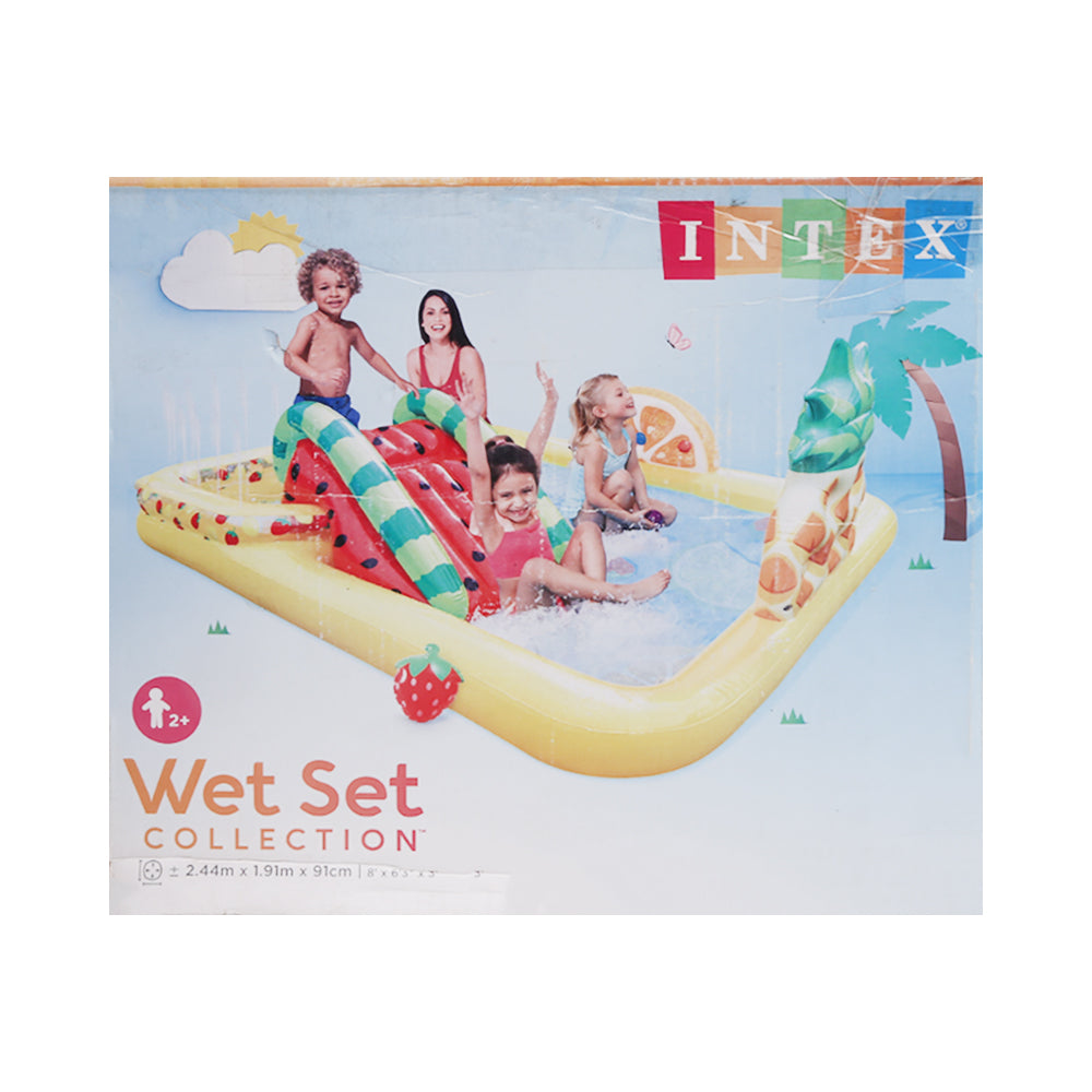 57158 INTEX POOL WITH SLIDE 8*6.3*3 INCHES