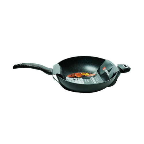 WOK BERGNER SINGLE HANDLE 30CM BG30066GY