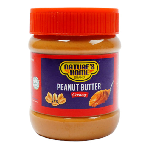 NATURES HOME PEANUT BUTTER CREAMY 340 GM