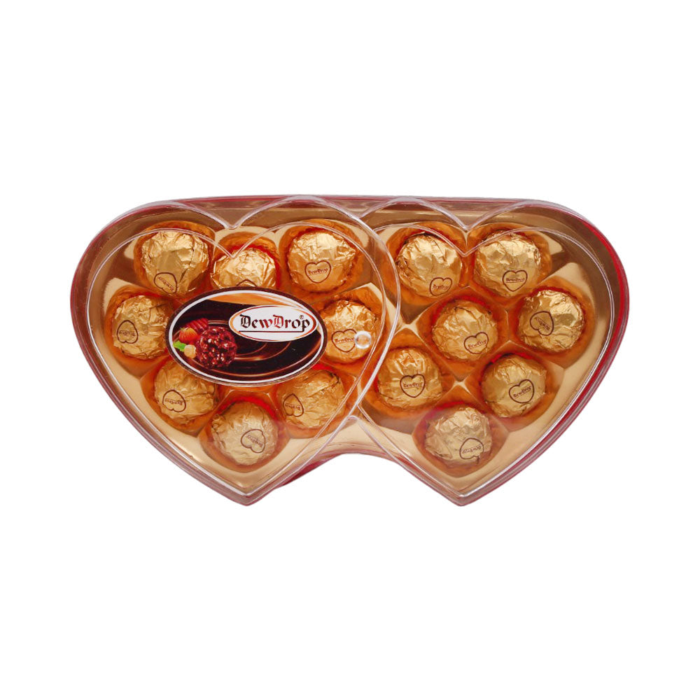 DEW DROP PEANUT CHOCOLATE TWIN HEART TH16G 200 GM