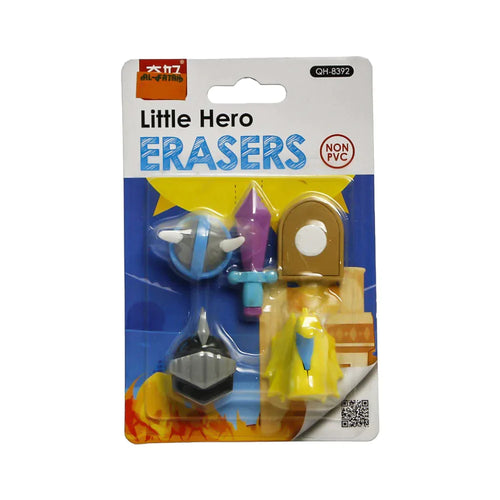 Qh-8392 Little Hero Eraser Set Z.B