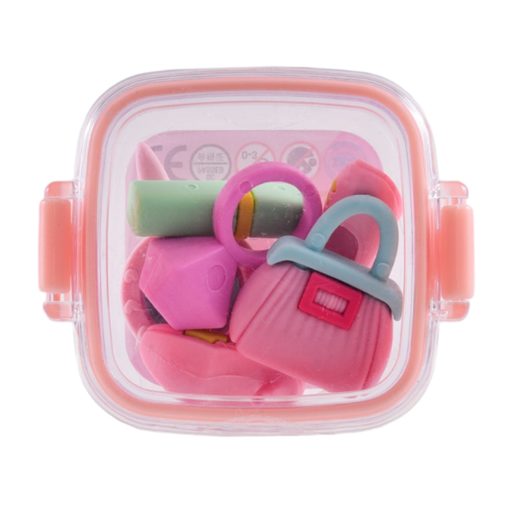 8609 CASTLE ERASER 4PC Z.B