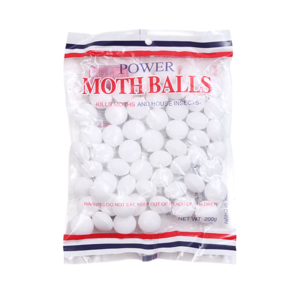 POWER MOTH BALLS WHITE 200 GM IR 4958