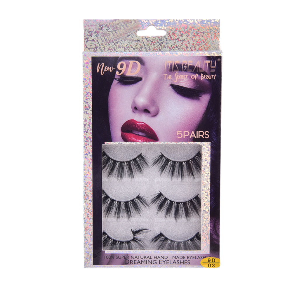 ITIS BEAUTY EYELASH 9D 5PAIR IR E-7289