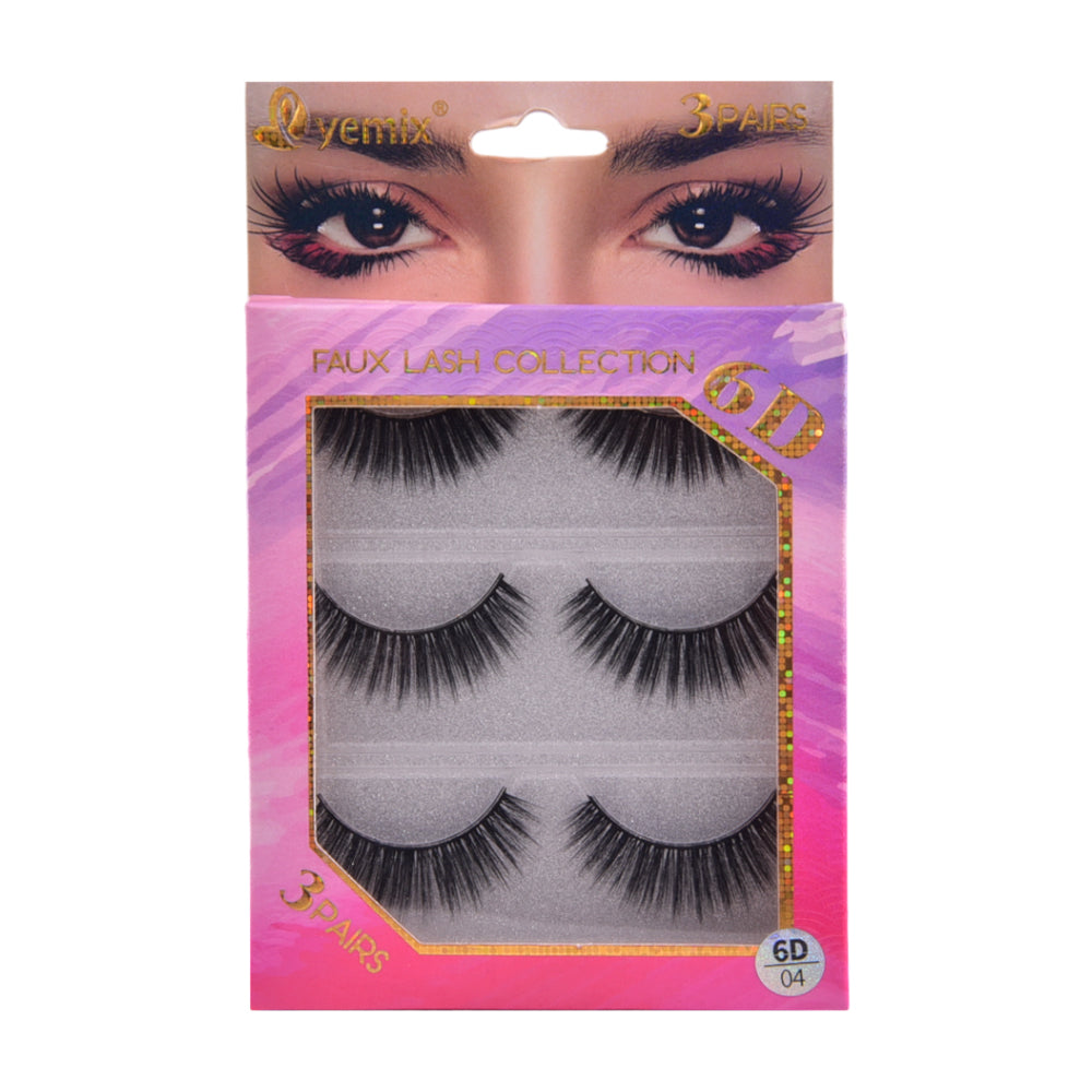 EYEMIX EYELASH 6D 3PAIR IR E-7291