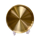 TRAY STEEL GOLDEN THALI STYLE 1733