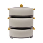 HOT POT SET 3PC FOREVER GOLD LBFW9253 GRAY