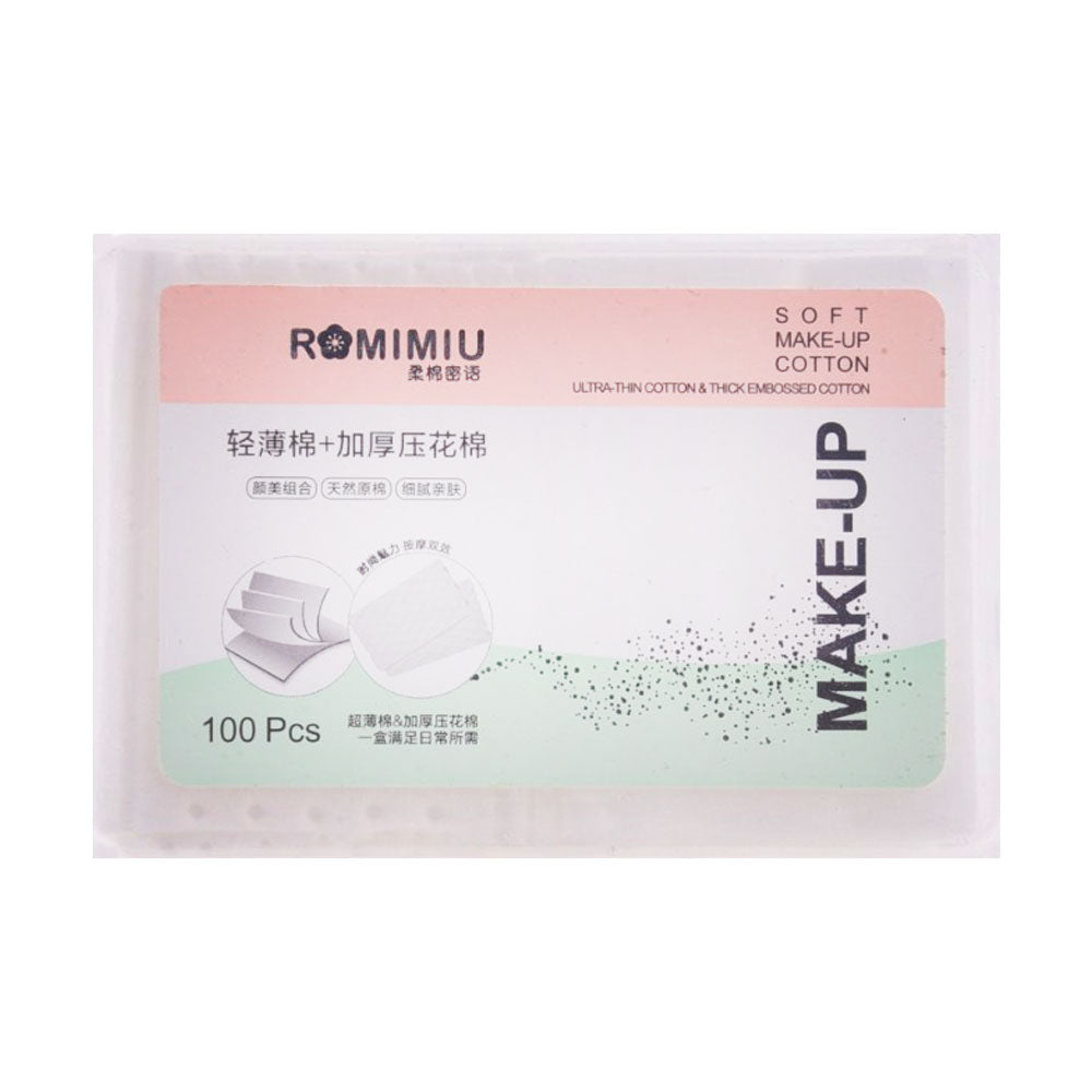 ROMIMIU MAKEUP COTTON PAD 100PC IR R972