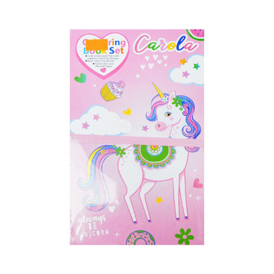 1208 COLOURING BOOK SET MIX CHARACTOR