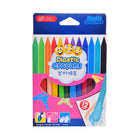 LD2007-12 PLASTIC CRYONS 12PC SET