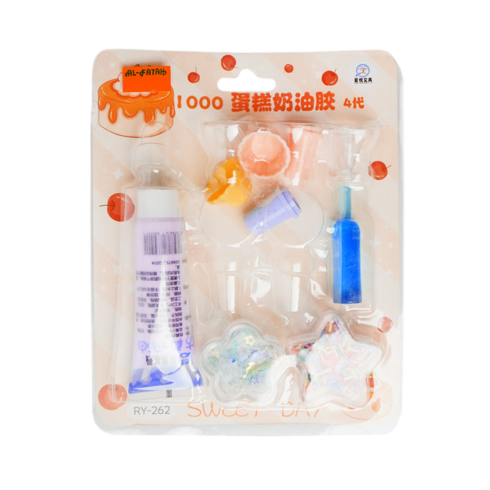 6214 CAKE CREAM GLUE PLAY SET IN CARD