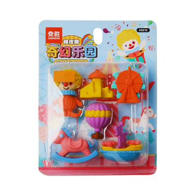 AS212 FANCY ERASER JOKER W-ACCESSORIES